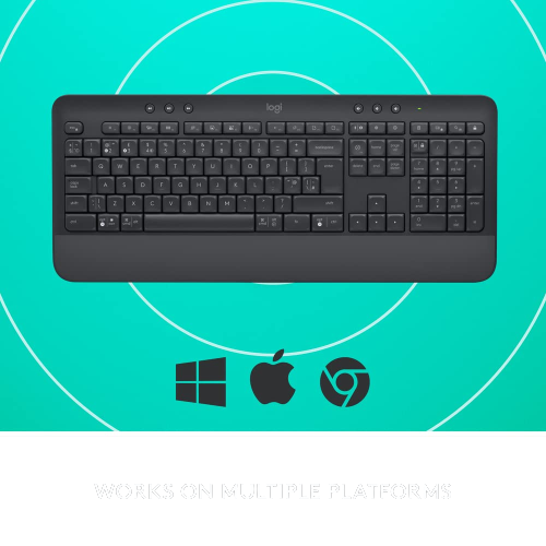 Logitech Signature K650 Wireless Keyboard (Black)