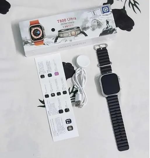 INVICTO T800 Bluetooth Smartwatch with Health Monitoring, Fitness Tracker, AI Voice Assistant & 1.85” Display – Ideal for Men & Women