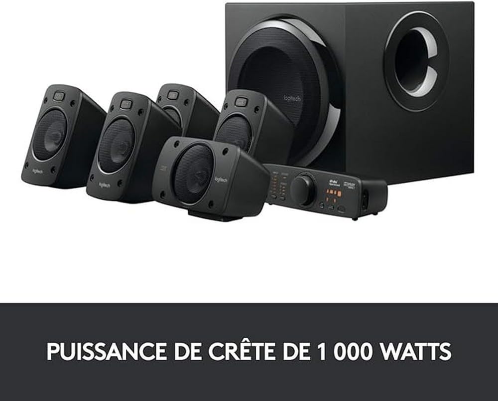 Logitech Z906 5.1 Surround Sound Speaker System | THX Certified Audio
