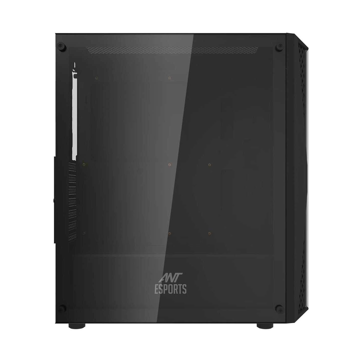 Ant Esports 220 Air Mid-Tower Gaming Case - Black | Supports ATX, M-ATX, ITX Motherboards | Includes 3 x 120mm Front Fans and 1 x 120mm Rear Fan Pre-Installed