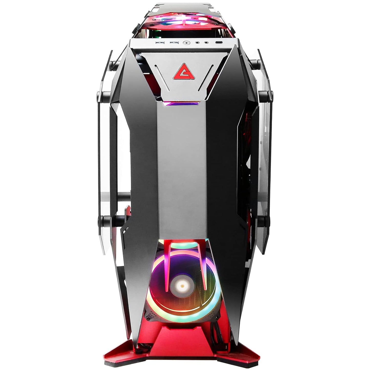 Antec Torque Mid Tower Aluminum Gaming Cabinet I Computer Case Support E-ATX, ATX, Micro-ATX, ITX Motherboard with Tempered Glass (Both Sides)