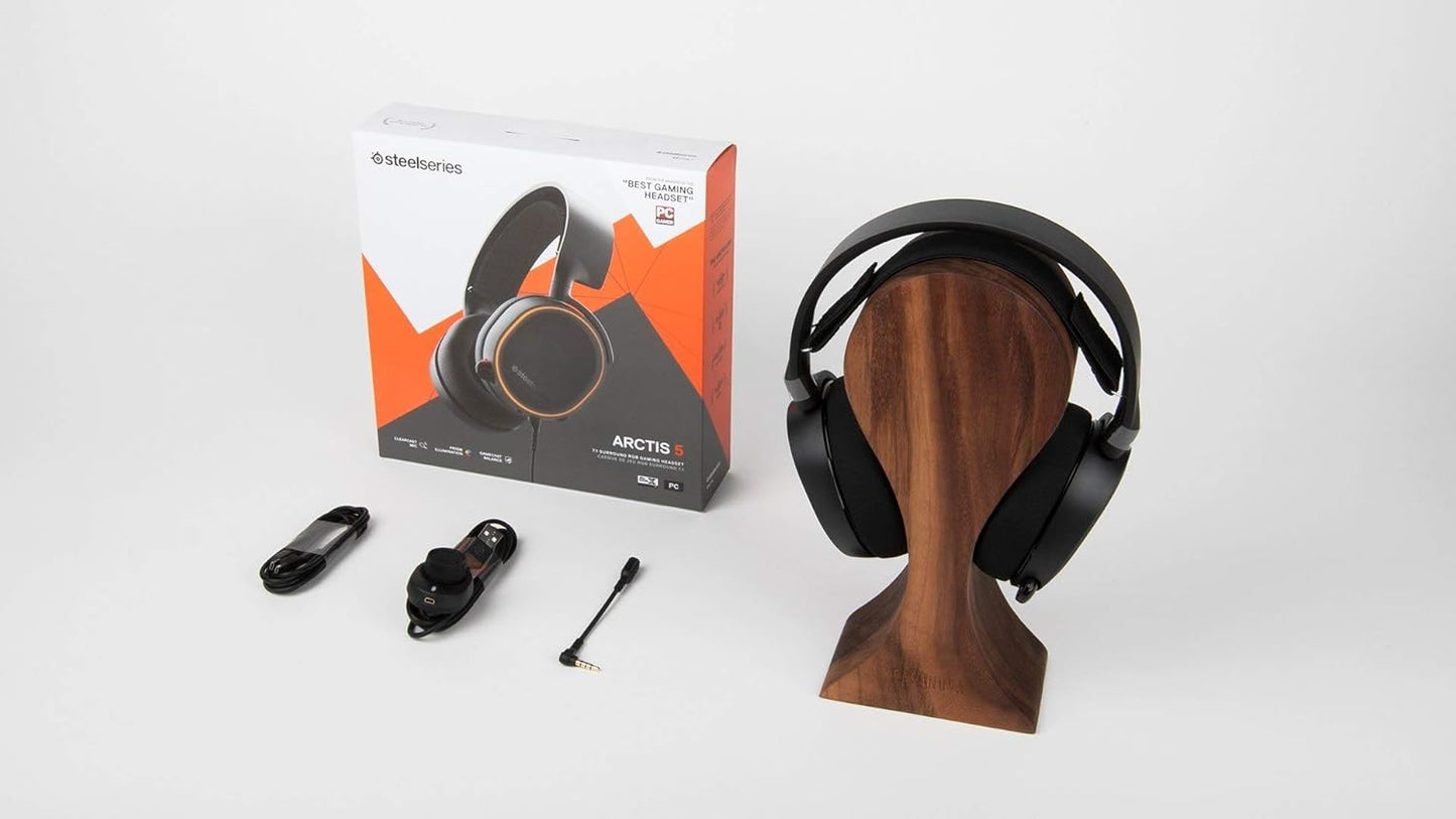 Steelseries Arctis 5 Wired Over Ear Headphones with Mic (Black)