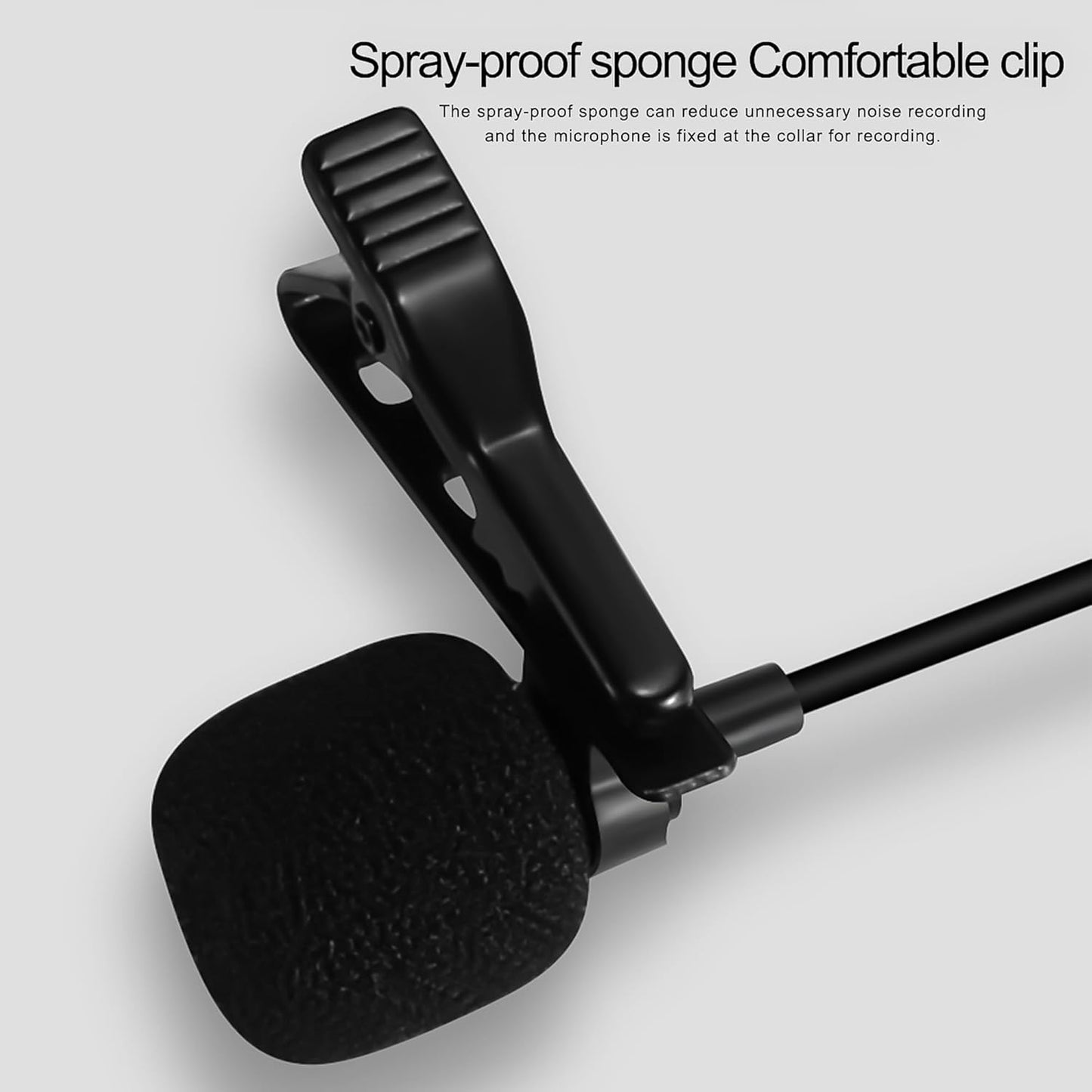 GT Omnidirectional Lavalier Microphone for Smartphones, Cameras, PCs - High-Quality Audio with 6m Cable, Ideal for YouTube, Interviews, and Podcasts (WN1 Pro)