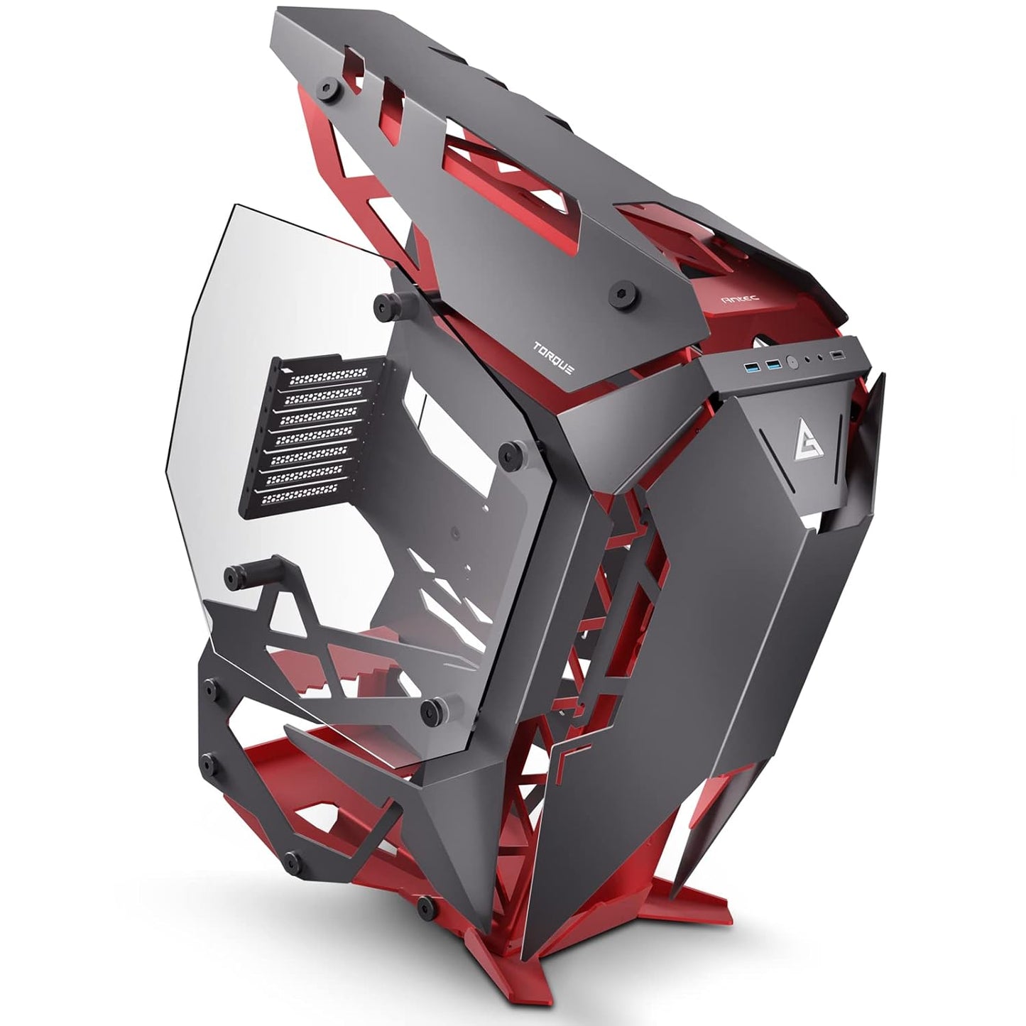 "Antec Aluminum Micro-ATX Case with Tempered Glass Panel - Premium PC Case for Gamers and Builders "