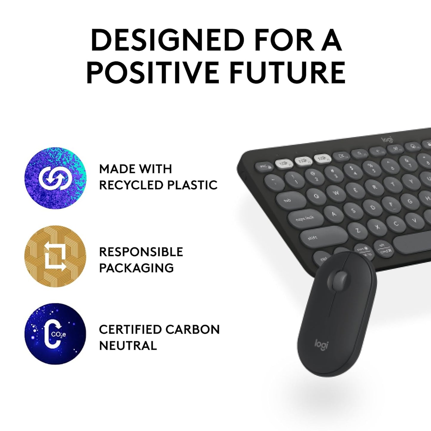 Logitech Pebble 2 Combo (Graphite)
