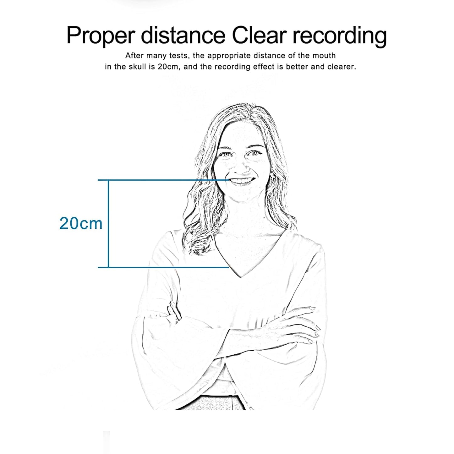 GT Omnidirectional Lavalier Microphone for Smartphones, Cameras, PCs - High-Quality Audio with 6m Cable, Ideal for YouTube, Interviews, and Podcasts (WN1 Pro)