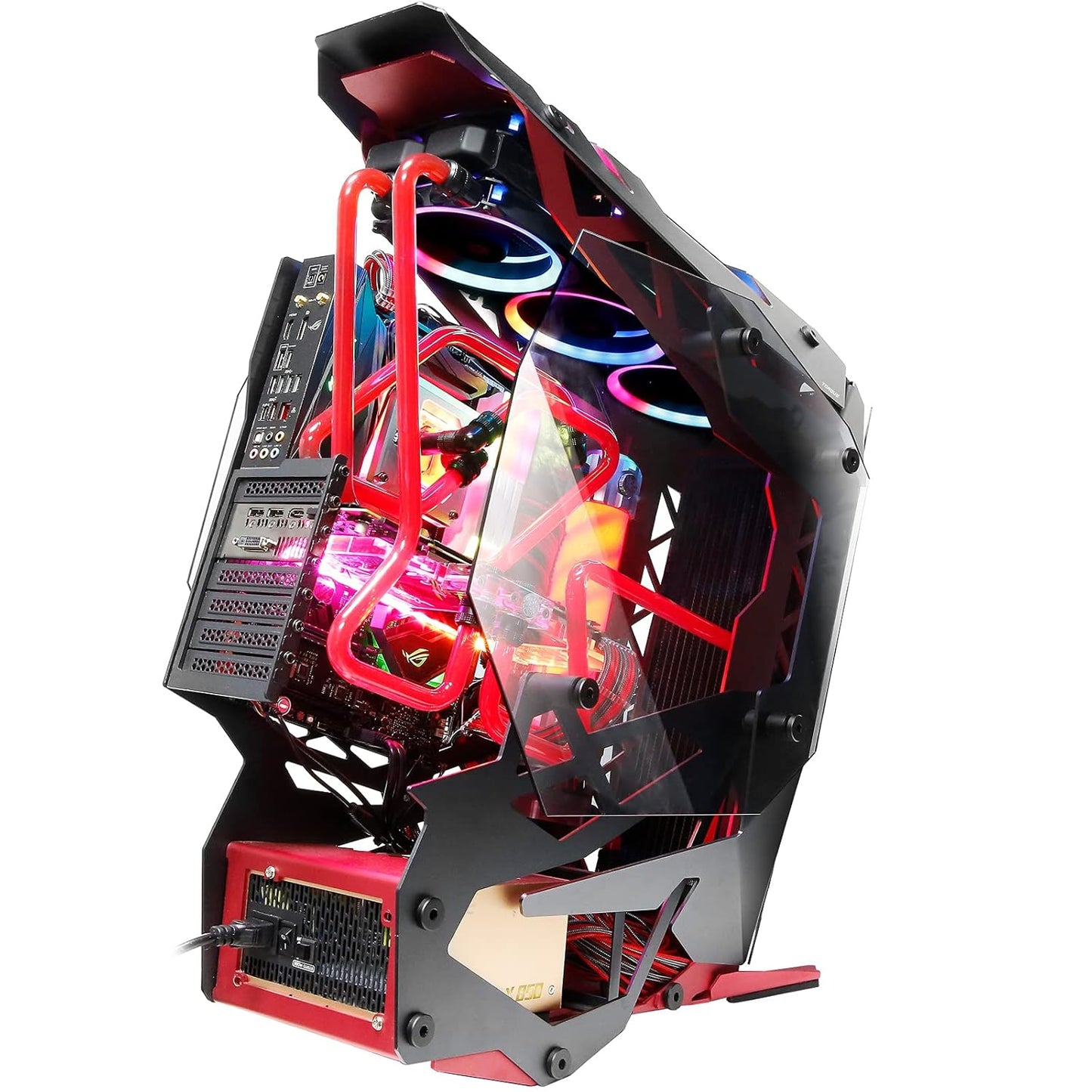 Antec Torque Mid Tower Aluminum Gaming Cabinet I Computer Case Support E-ATX, ATX, Micro-ATX, ITX Motherboard with Tempered Glass (Both Sides)