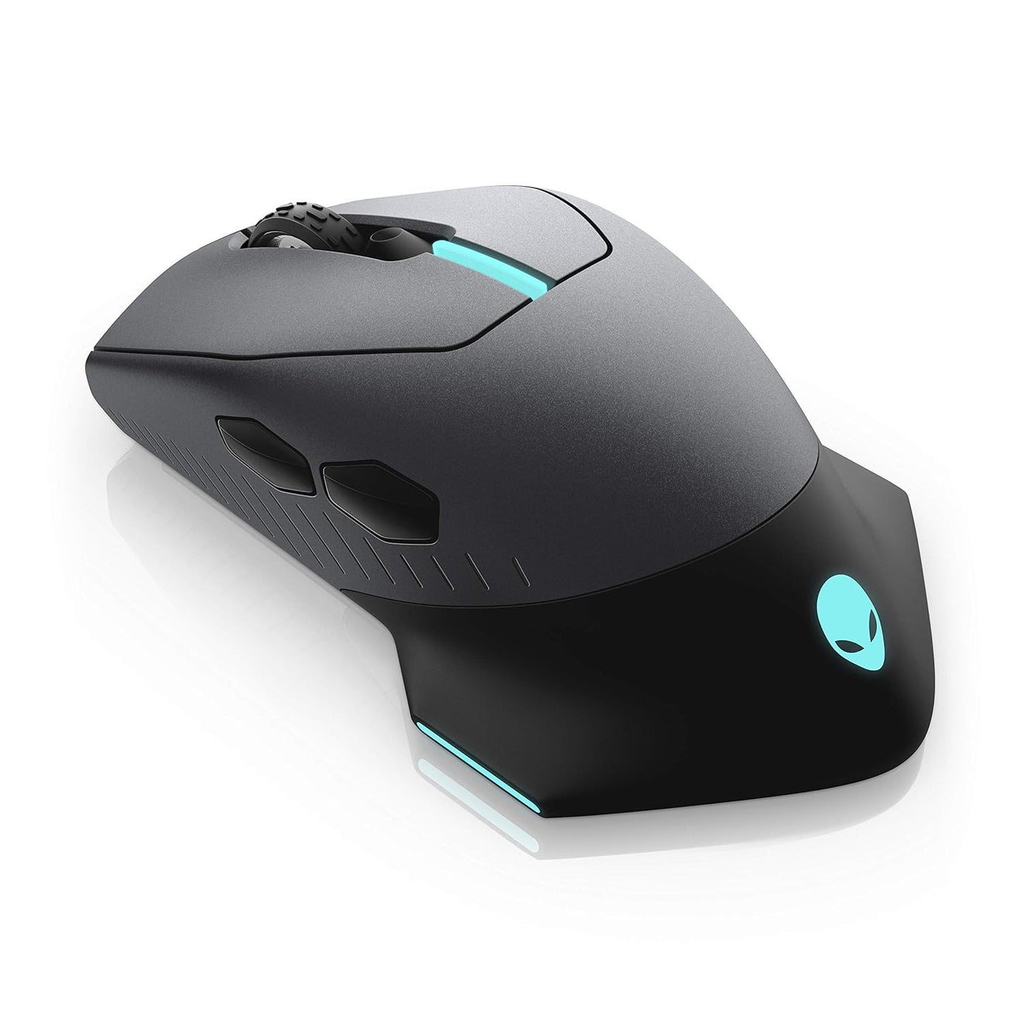 Alienware 610M Gaming Mouse with 16,000 DPI, 1,000Hz polling rate, rechargeable lithium-ion battery, 7 programmable buttons, and AlienFX RGB lighting (AW610M).