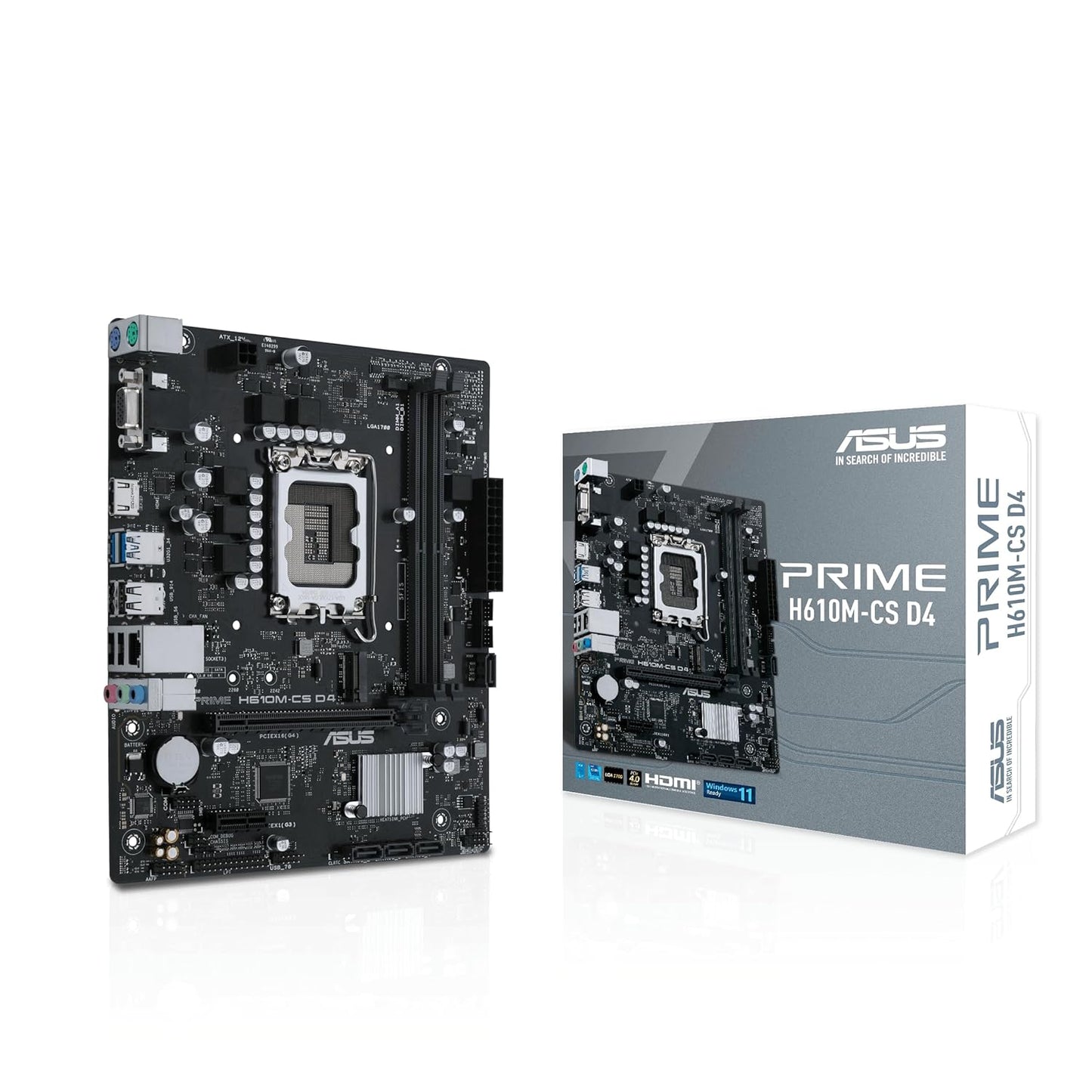 ASUS Prime H610M-CS Motherboard Online in India | Reliable Performance for Intel Processors