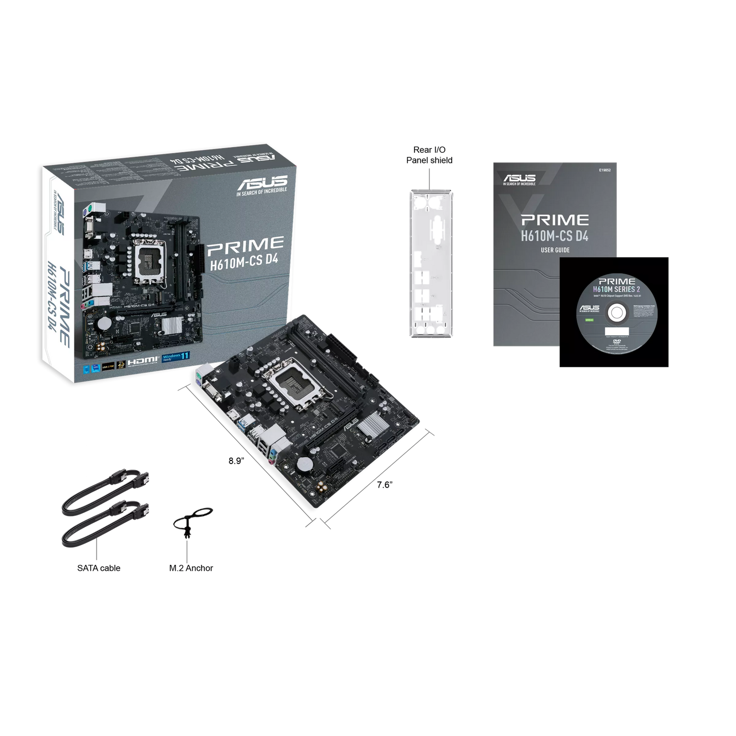 ASUS Prime H610M-CS Motherboard Online in India | Reliable Performance for Intel Processors