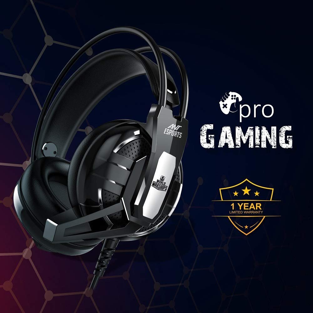 Ant Esports H520W Gaming Headset - World of Warship License (Black)