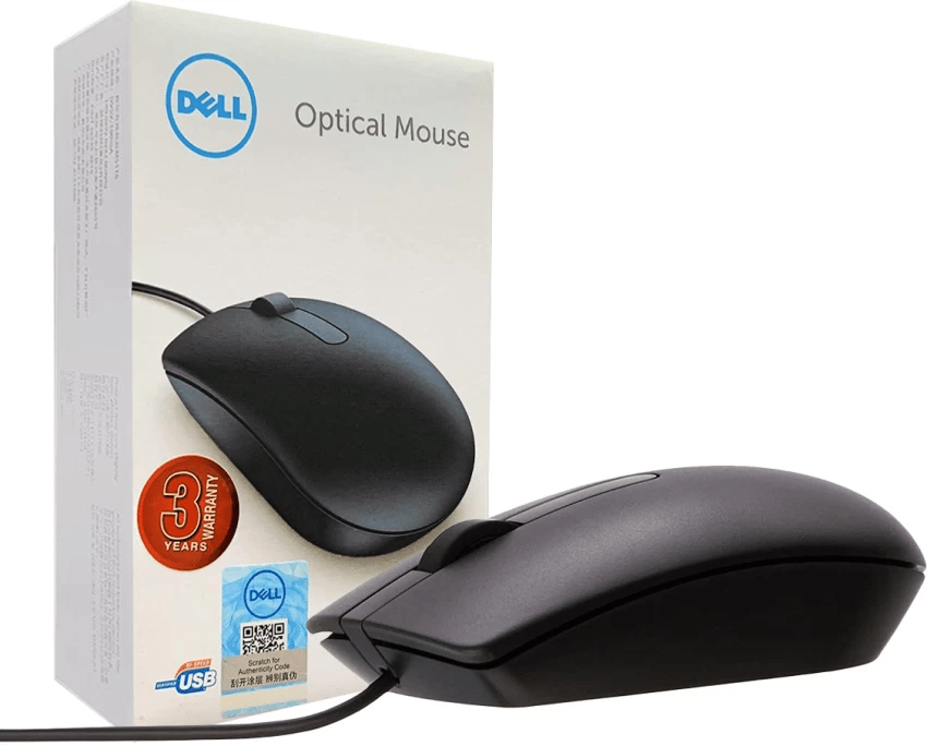Dell MS116 USB Optical Mouse (Black)