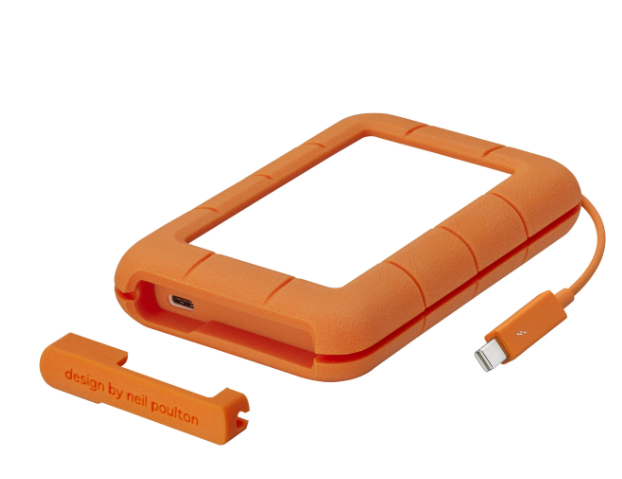 LACIE RUGGED USB-C 2TB HARD DRIVE