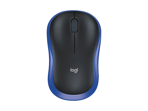 Logitech M185 Wireless Mouse (Blue)