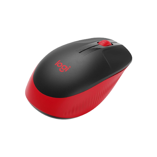 Logitech M190 Wireless Mouse (Red)