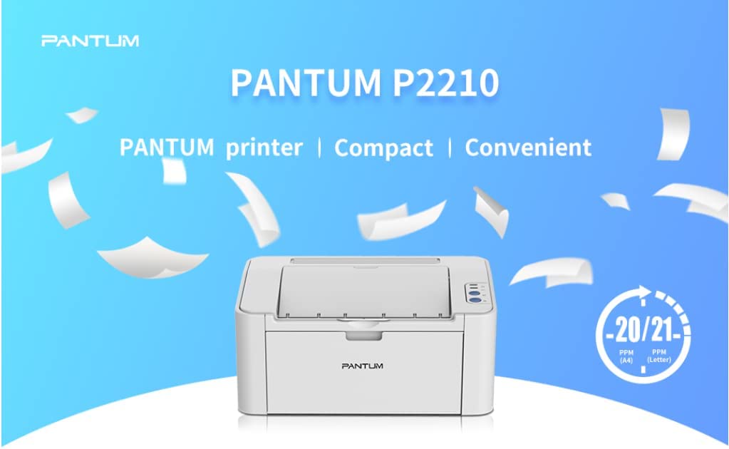 Pantum P2210 Monochrome Laser Printer – High-Speed, Compact, and Affordable Printing Solution for Home & Office in India