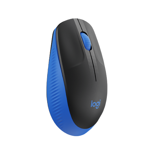 Logitech M190 Wireless Mouse (Blue)