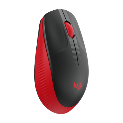 Logitech M190 Wireless Mouse (Red)