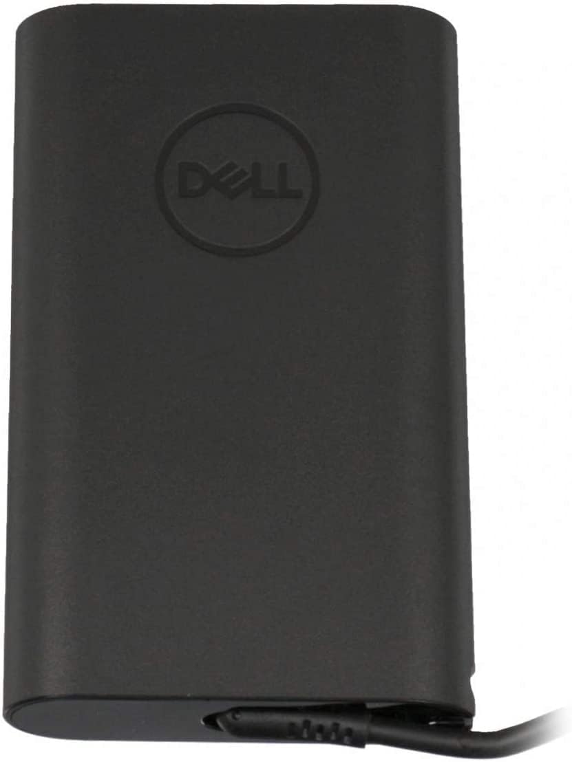 Dell 65W Laptop Adapter (Black, Big Pin 7.4mm, 19.5V 3.34A) with 1-Year Warranty (Part Codes: 6TM1C, H374X, G4X7T), without power cord.