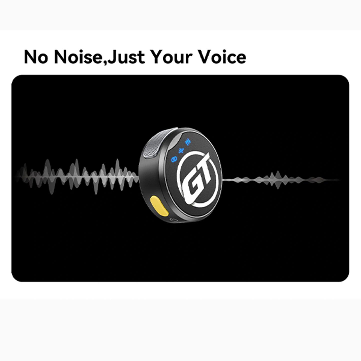 GT X1 Noise-Cancelling Wireless Microphone for Youtubers, Smartphones (USB-C & Lightning Compatible) – Lavalier Mic Perfect for Vlogging, Podcasts, Interviews & Content Creation