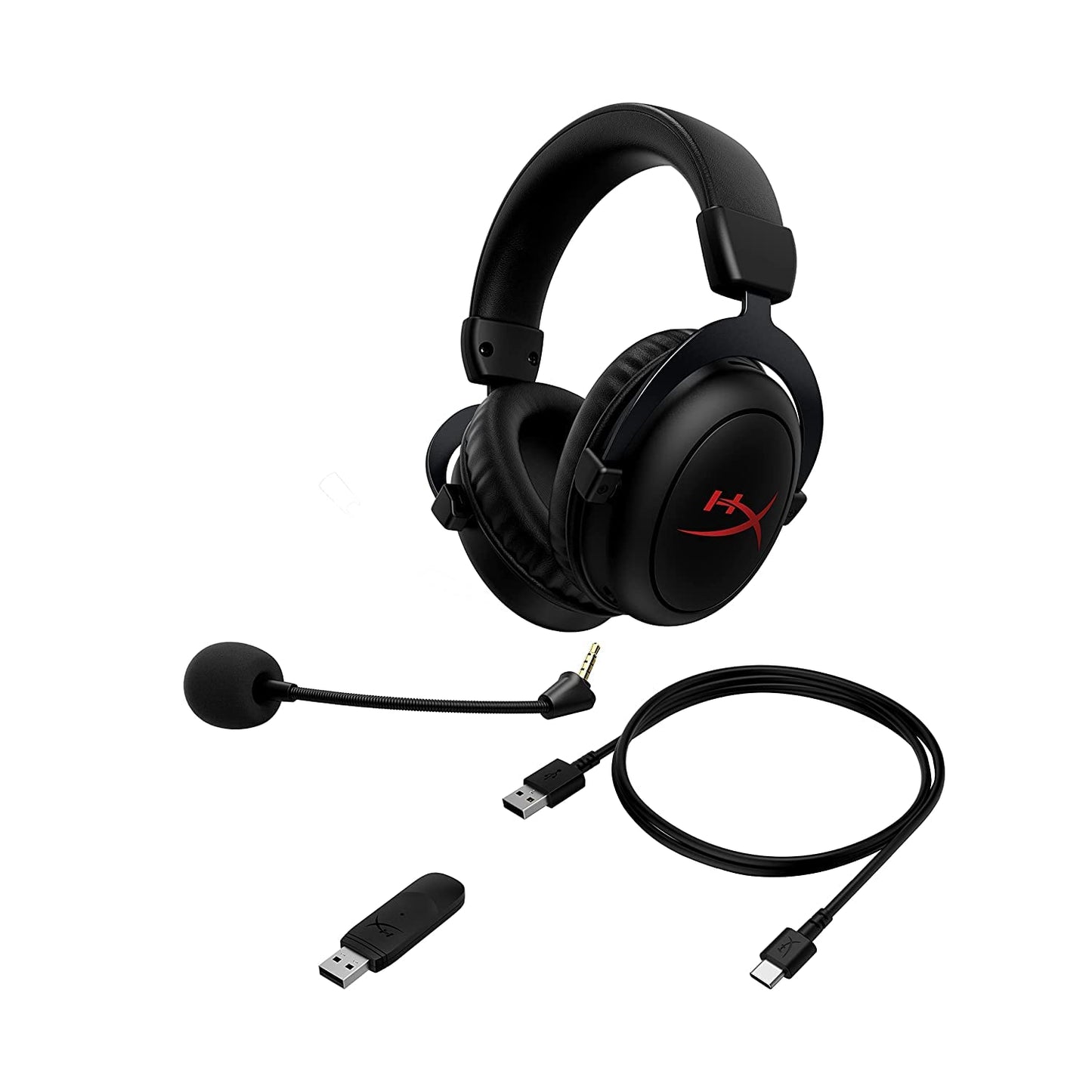 HyperX Cloud Core Wireless Gaming On Ear Headset with DTS Headphone:X Spatial Audio (Black)