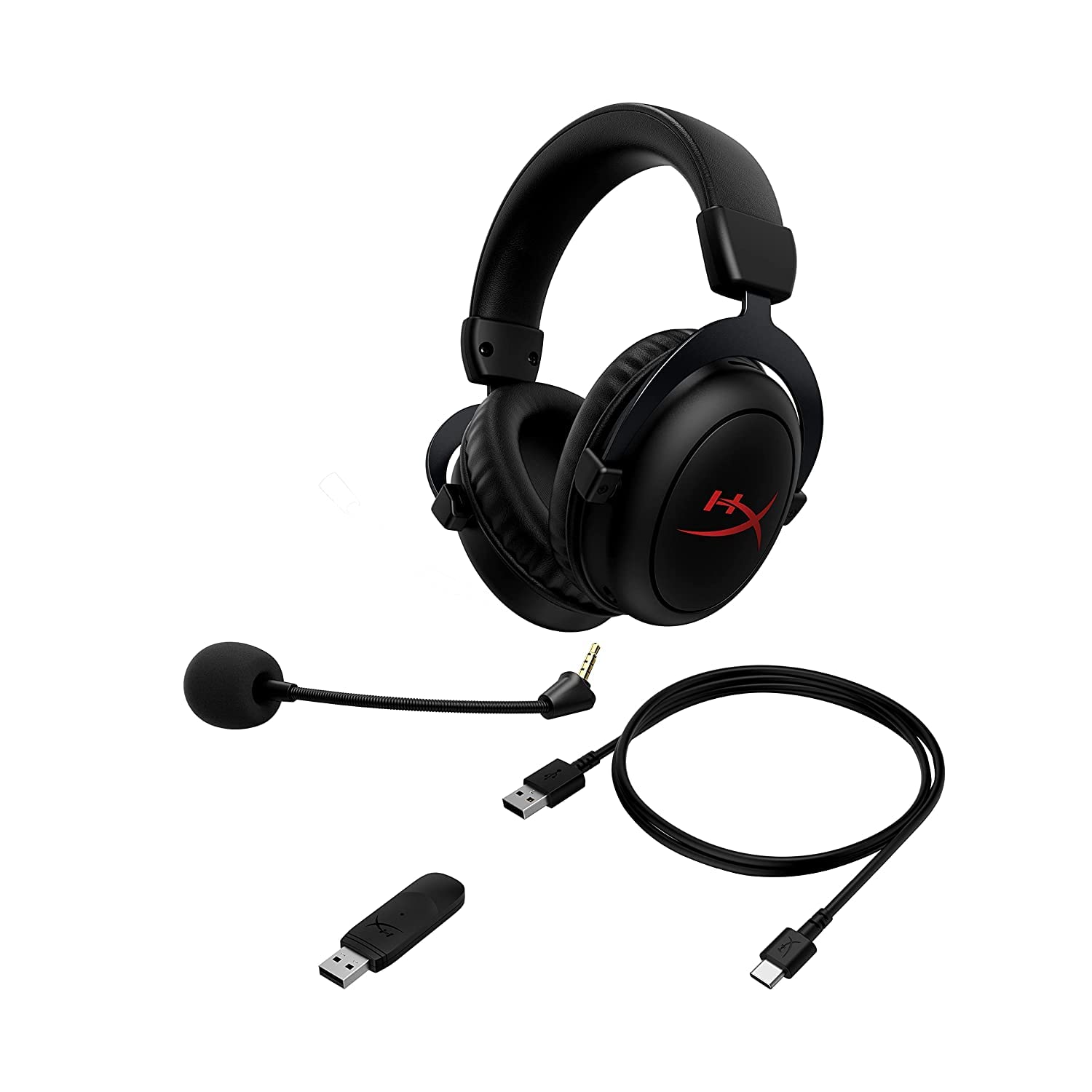 HyperX Cloud Core Wireless Gaming On Ear Headset with DTS Headphone:X Spatial Audio (Black)