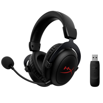 HyperX Cloud Core Wireless Gaming On Ear Headset with DTS Headphone:X Spatial Audio (Black)