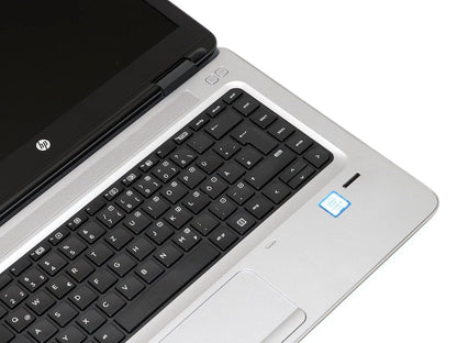 (Refurbished) HP ProBook Intel 6th Gen Core i5 14 inches FHD Screen Laptop (8GB RAM, 256GB SSD, HD Graphics, Windows 11 (Upgraded), MS Office, Black, Slim)