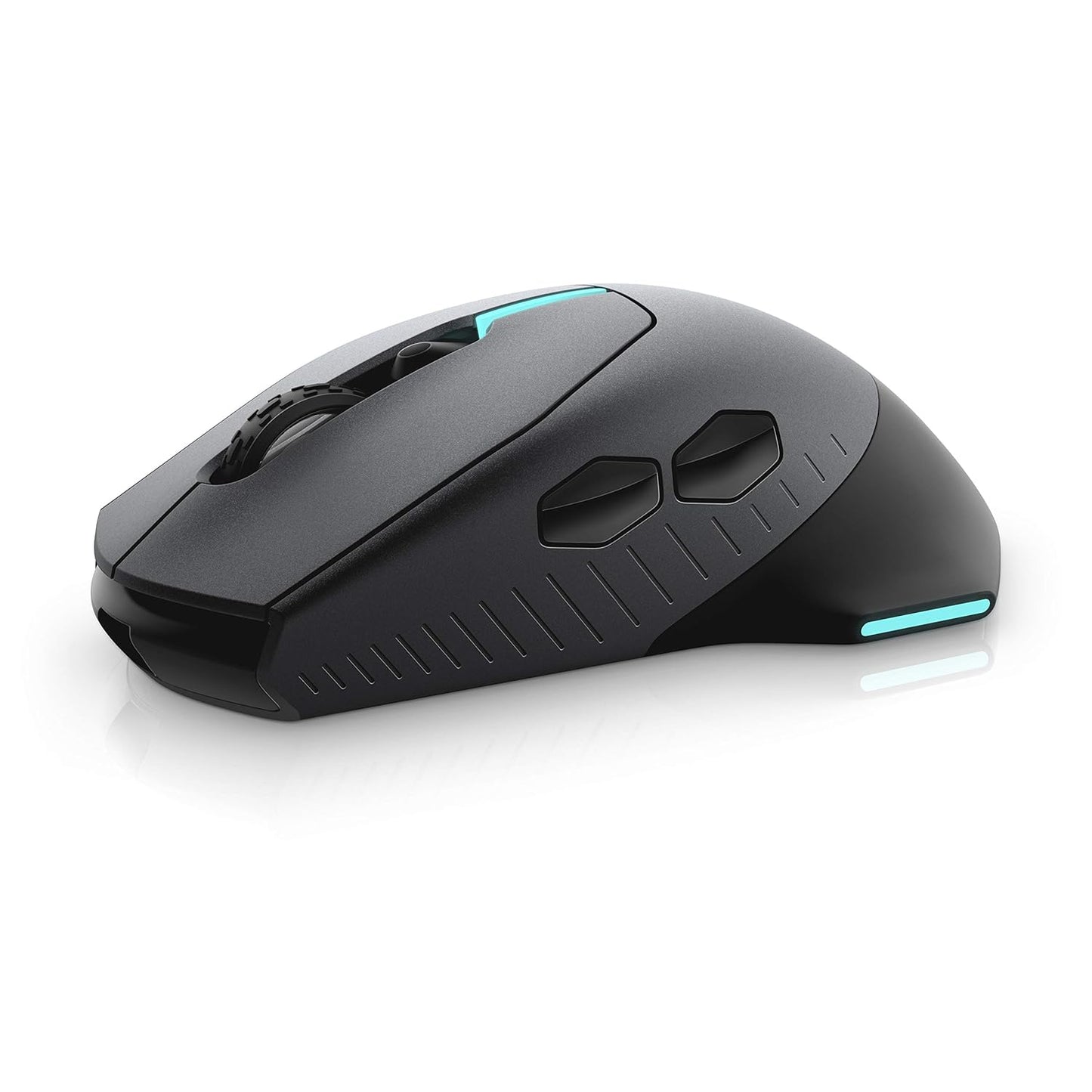 Alienware 610M Gaming Mouse with 16,000 DPI, 1,000Hz polling rate, rechargeable lithium-ion battery, 7 programmable buttons, and AlienFX RGB lighting (AW610M).