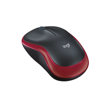 Logitech M185 Wireless Mouse (Red)