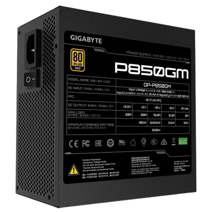 Gigabyte GP-P850GM 850W Power Supply – Modular PSU for Gaming