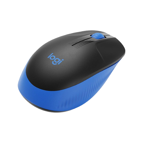 Logitech M190 Wireless Mouse (Blue)
