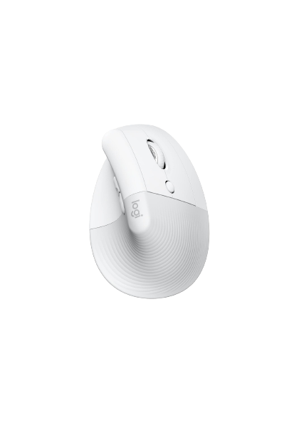 Logitech Lift Vertical Ergonomic Mouse (Pale Grey)