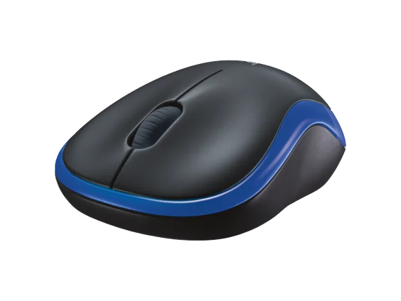 Logitech M185 Wireless Mouse (Blue)
