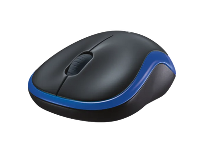 Logitech M185 Wireless Mouse (Blue)