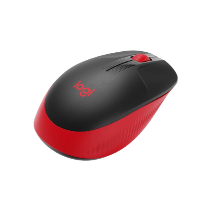 Logitech M190 Wireless Mouse (Red)