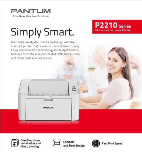 Pantum P2210 Monochrome Laser Printer – High-Speed, Compact, and Affordable Printing Solution for Home & Office in India